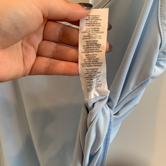 Boohoo powder blue bodysuit - Picture 5 of 6